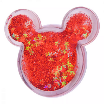 Держатель для телефона PopSockets Mickey Mouse с блестками Red 59210