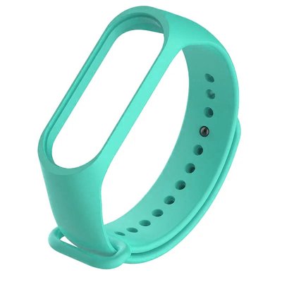 Ремешок Silicone для Xiaomi Mi Band 3/4 Бирюзовый / Ocean Blue 45957