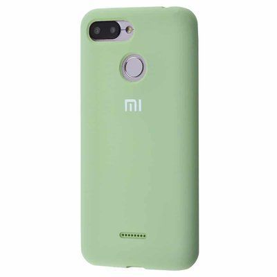 Чехол Silicone Cover для Xiaomi Redmi 6 / 6A Mint gum 38380