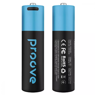 Батарейки акумуляторні Proove Compact Energy AA 2400mWh 1.5V 2шт 84922