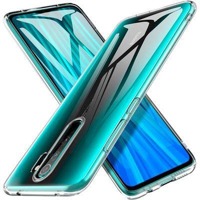 Чехол Stez для Xiaomi Redmi Note 8 Pro Прозрачный 40487