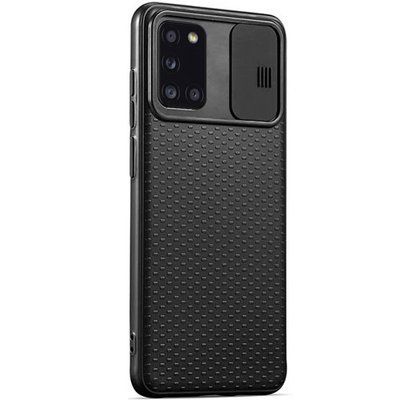 Чехол Camsh Black для Samsung Galaxy A31 Черный 44185