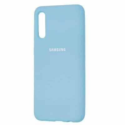 Чохол Silicone Cover для Samsung Galaxy A50/A30s Блакитний / Mist blue 38086