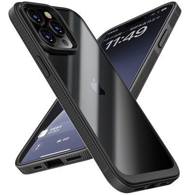Чохол полупрозорий Pulse для Iphone 15 Pro Max Black 81201
