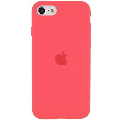 Чохол Silicone Case 360 для Iphone 7 / 8 / SE 2020 Кавуновий / Watermelon red 53175