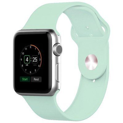 Ремешок Silicone для Apple Watch 42/44/45/49 mm Бирюзовый / Turquise 50813