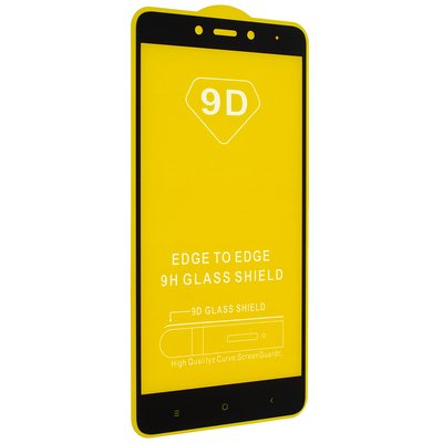 Захисне скло 9D Full для Xiaomi Redmi Note 4 Mediatek Black 57767