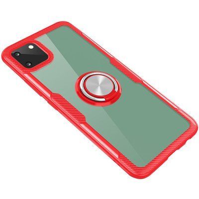 Чохол Din Crystal Magnet Ring для Realme C11 2020 Червоний 52846