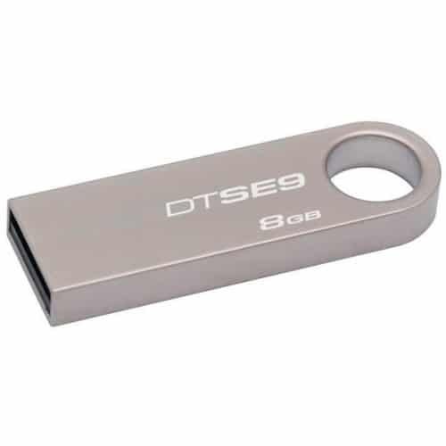 Флеш-пам'ять Kingston DT SE9 8GB Metal Silver 37836