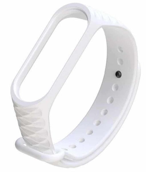 Ремешок Silicone для Xiaomi Mi Band 3/4 White 38720