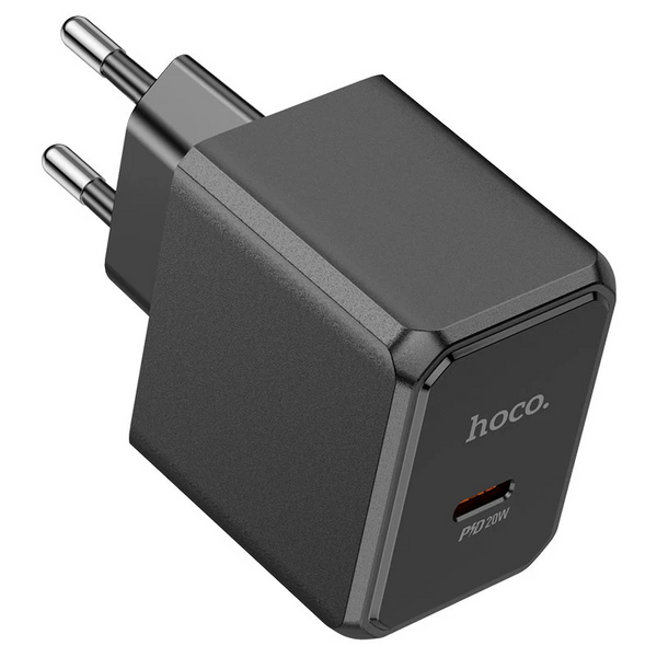 Мережевий зарядний пристрій HOCO CS13A PD20W 1Type-C Black 85118