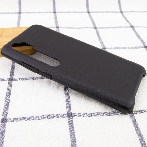 Захисний чохол Leather Case для Xiaomi Mi Note 10 / 10 Pro Чорний 48089