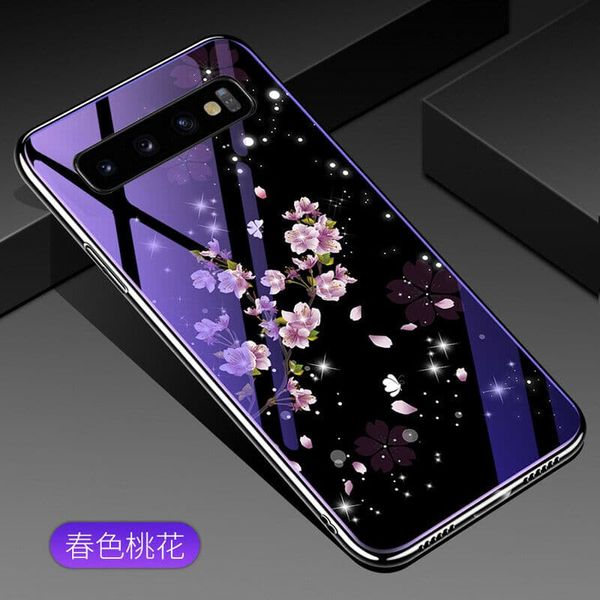 Чехол TPU+Glass Fantasy для Samsung G975 Galaxy S10 Plus Flowers 33335