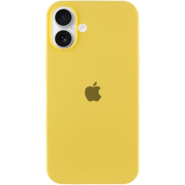 Чехол Silicone Case для Iphone 16 Желтый / Yellow