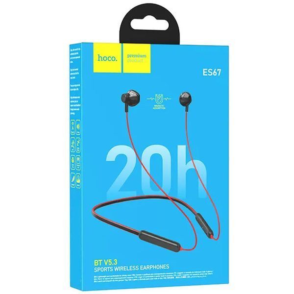Навушники Bluetooth Hoco ES67 Perception Neckband Black 83546