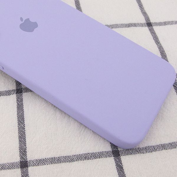Чохол Silicone Case Square для Iphone 7 / 8 / SE 2020 Бузковий / Dasheen 56999