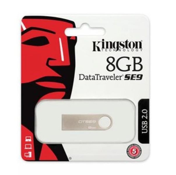 Флеш-пам'ять Kingston DT SE9 8GB Metal Silver 37836