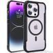 Чехол Defense MagSafe для Iphone 15 Pro Прозрачный / Черный 83241 1