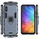 Противоударный чехол Transforme Ring для Xiaomi Redmi 9A Серый / Metal slate 43340 2
