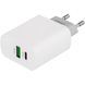 Мережевий зарядний пристрій XO L64 1USB + 1Type-C QC3.0+PD White 66859 2
