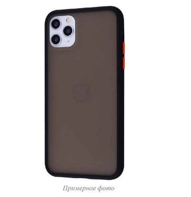 Чохол Matte Case для Iphone XR Black / red 39870