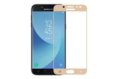Защитное стекло Full Cover Premium Tempered для Samsung J530 Galaxy J5 2017 Gold 35544