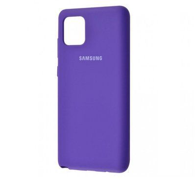 Чехол Silicone Cover для Samsung Galaxy S10 lite G770F Фиолетовый / Purple 42324