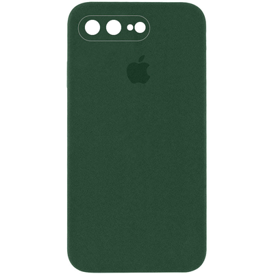 Чехол Silicone Case Square для Iphone 7 Plus / 8 Plus Зеленый / Cyprus Green 69123