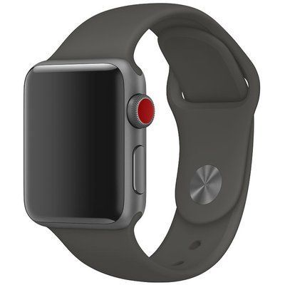 Ремешок Silicone для Apple Watch 42/44/45/49 mm Серый / Dark Gray 50814