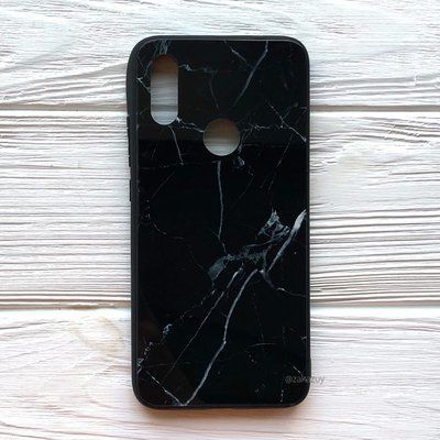 Чохол TPU+Glass Luxury Marble для Xiaomi Redmi 7 Чорний 34069