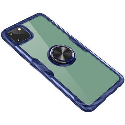 Чохол Din Crystal Magnet Ring для Realme C11 2020 Синій 52860