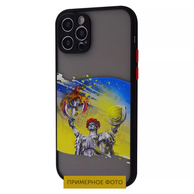 Чохол патріотичний WAVE Ukraine Shadow Matte для iPhone 12 Motherland 65249