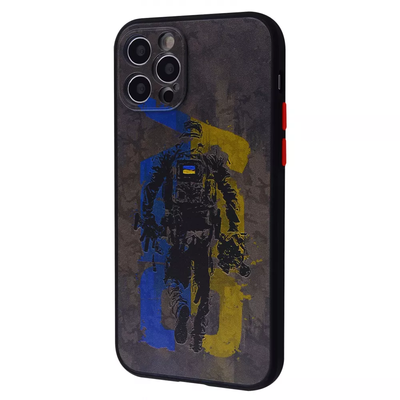 Чехол патриотический WAVE Ukraine Shadow Matte для iPhone 13 Pro Armed Forces of Ukraine 65299