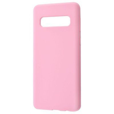 Чехол Silicone WAVE Full для Samsung Galaxy S10 G973 Light pink 41818