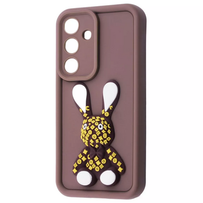 Чохол Pretty Things для Samsung Galaxy S24 Plus Brown/Rabbit