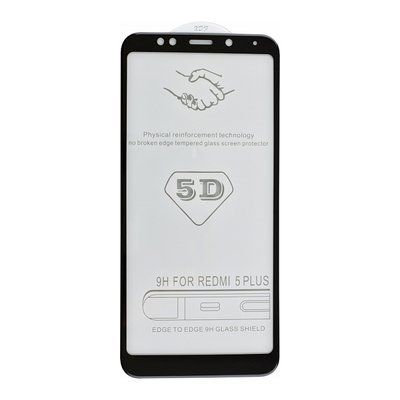 Захисне скло Premium Full для Xiaomi Redmi 5 Plus Black 30906-1
