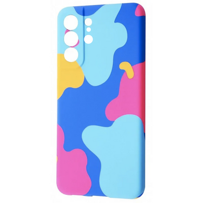 Чохол WAVE NEON X LUXO Minimalistic для Samsung Galaxy S22 Plus Midnight blue / Bright pink 70773