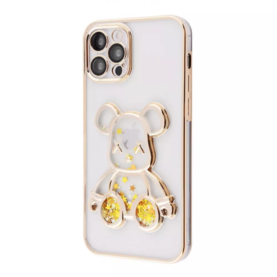 Чохол Shining Bear з блискітками для Iphone 12 Pro Gold 80295