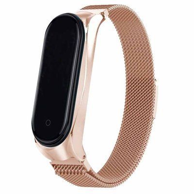 Ремінець Milanese Loop для Xiaomi Mi Band 3/4 Champagne gold 52165