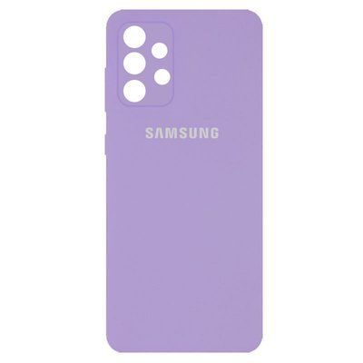 Чехол Silicone Cover Camera для Samsung Galaxy A32 Сиреневый / Dasheen 54628