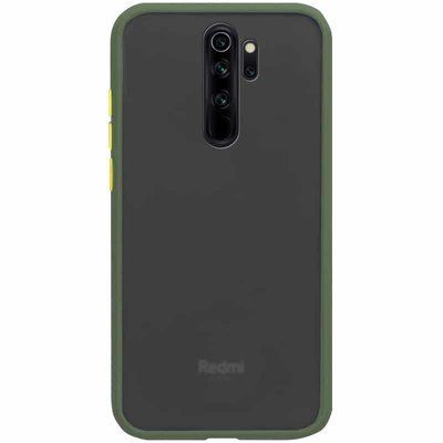 Чохол Soft-touch with Color Buttons для Xiaomi Redmi Note 8 Pro Зелений 39491