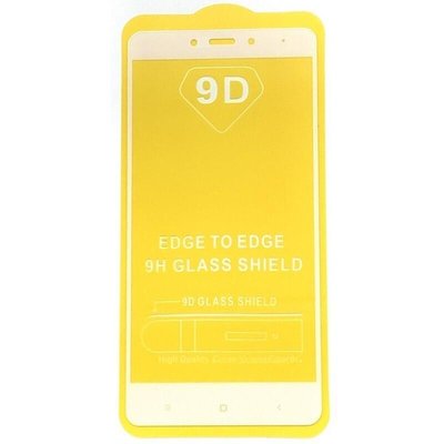 Захисне скло 9D Full для Xiaomi Redmi Note 4 Mediatek White 57768