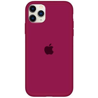 Чехол Silicone Case для Iphone 11 Pro Бордовый / Maroon 53153