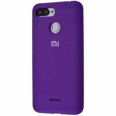 Чехол Silicone Cover для Xiaomi Redmi 6 / 6A Purple 38350