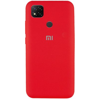 Чехол Silicone Cover для Xiaomi Redmi 9C / 10A Красный / Red 46059