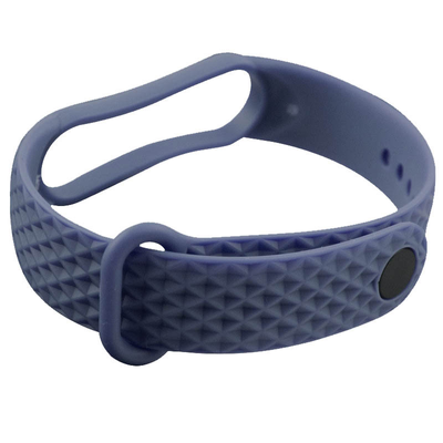 Ремешок Silicone Rhomb для Xiaomi Mi Band 5/6 Темно-синий 68416