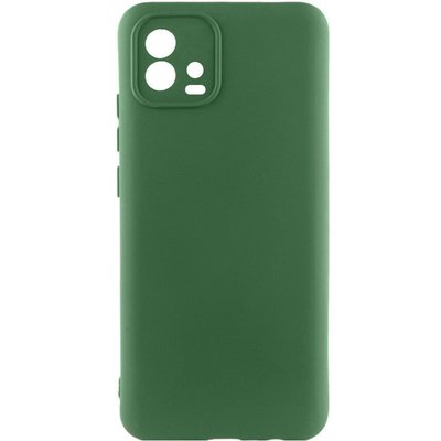 Чехол Silicone Lakshmi A Full Camera для Motorola Moto G72 Зеленый / Dark green 83647