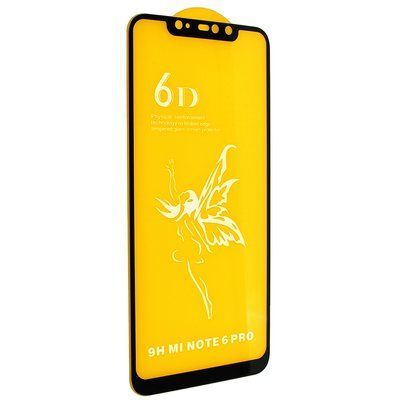 Захисне скло 6D Premium для Xiaomi Redmi Note 6 / 6 Pro Black 50336