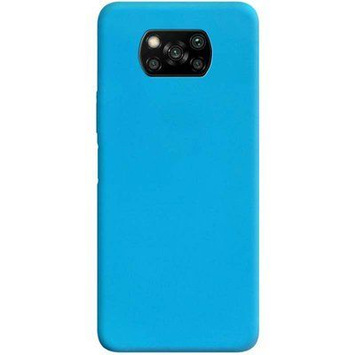 Чехол Matte для Xiaomi Poco X3 NFC / Poco X3 Голубой 47939
