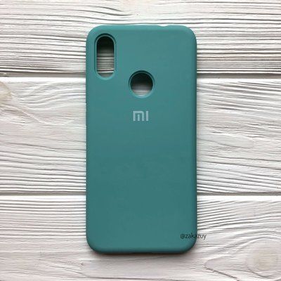 Чохол Silicone Cover для Xiaomi Redmi 6 Pro / Mi A2 Lite Бірюзовий 36236
